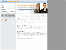 Tablet Screenshot of lendercenter.elliemae.com